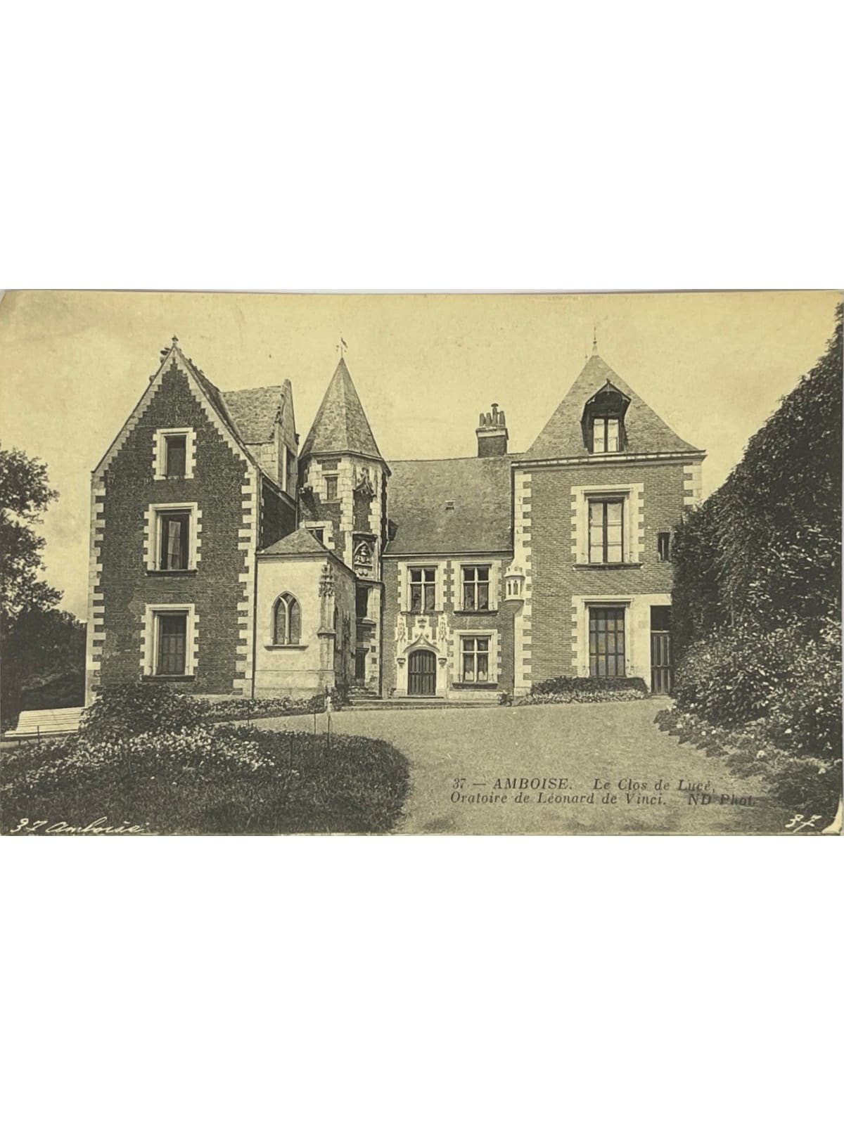 Recto de la carte postale