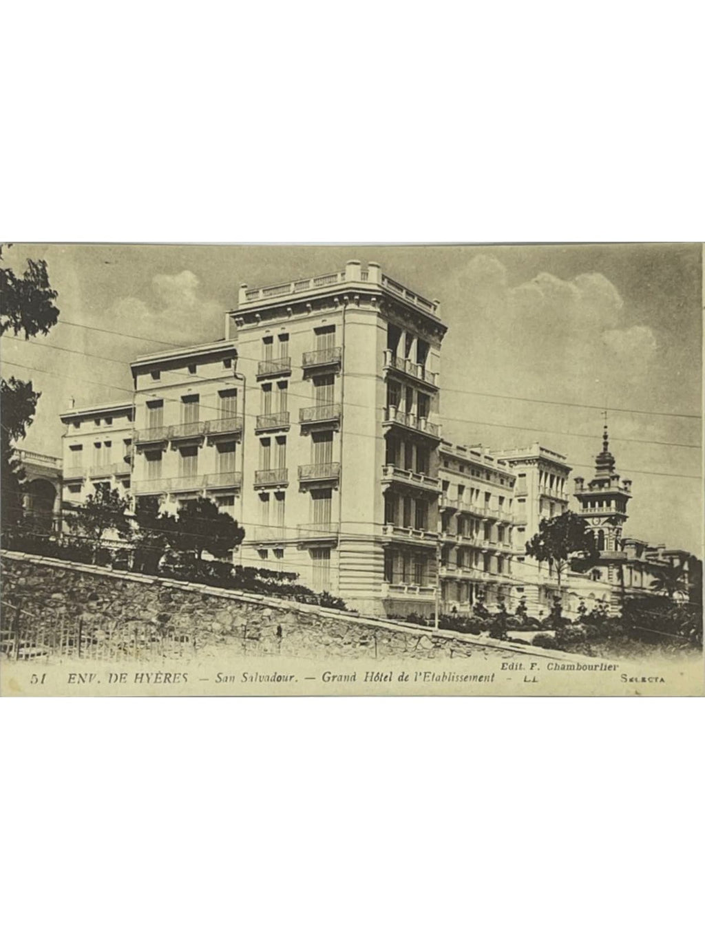 Recto de la carte postale