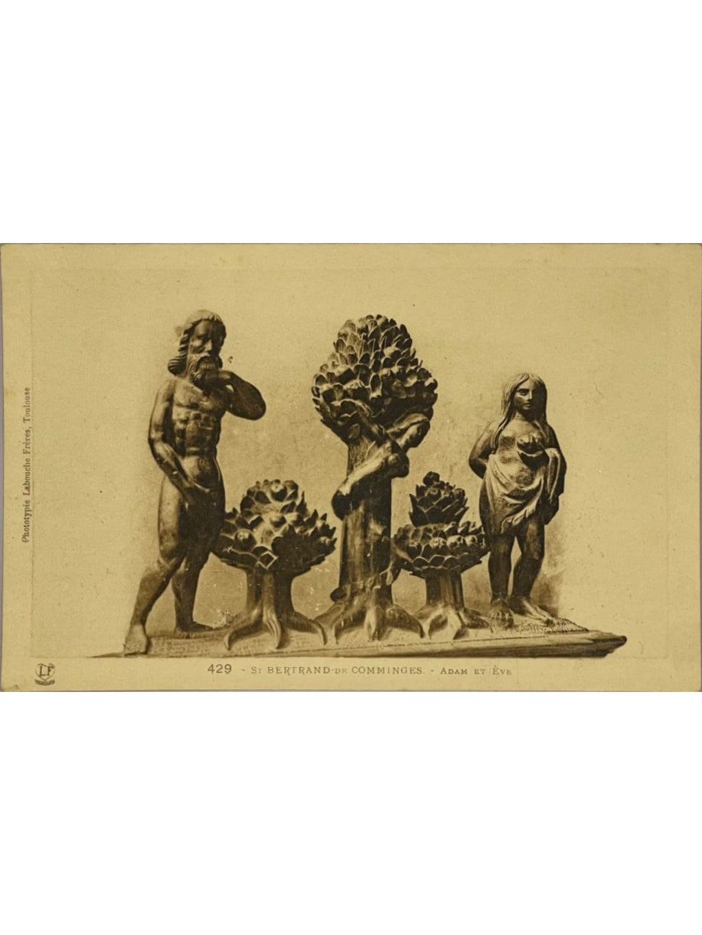 Recto de la carte postale