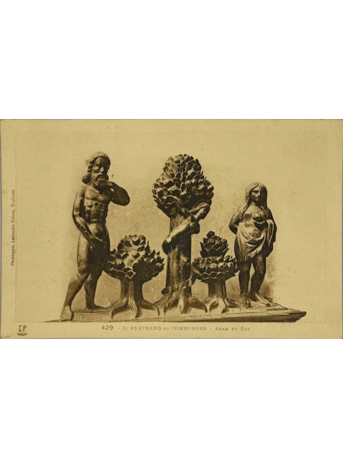 Recto de la carte postale