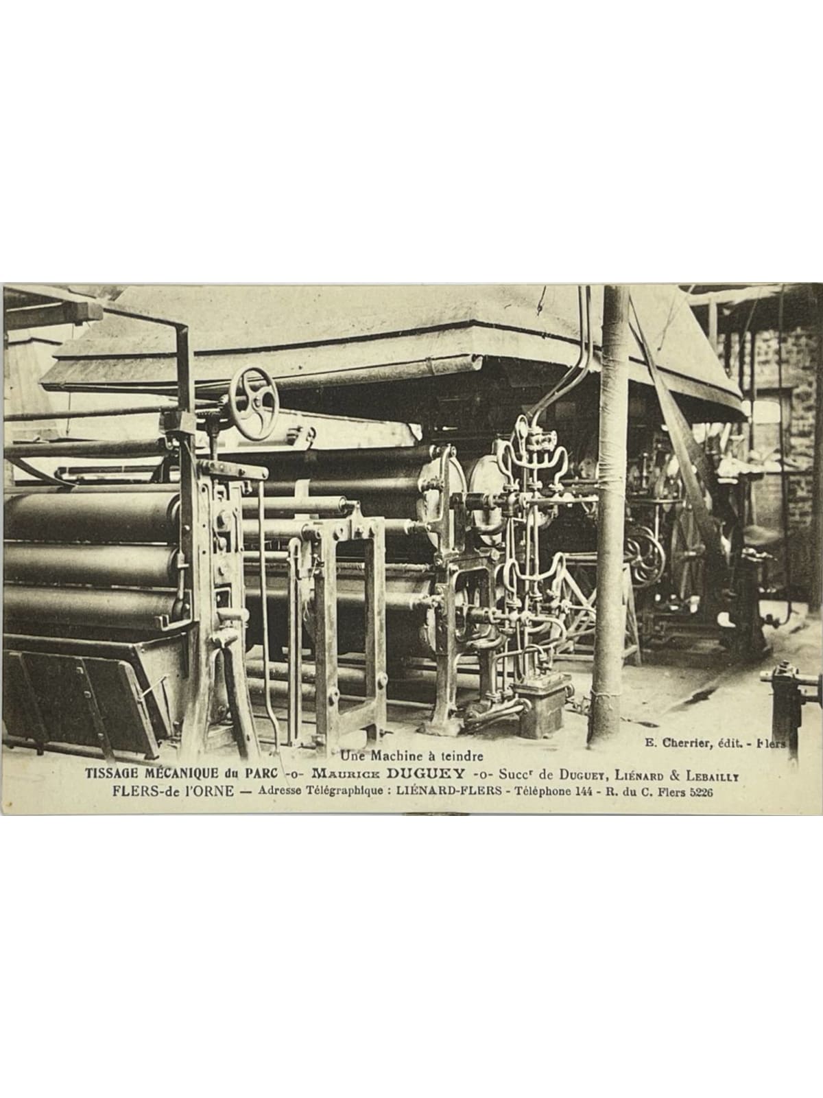 Recto de la carte postale