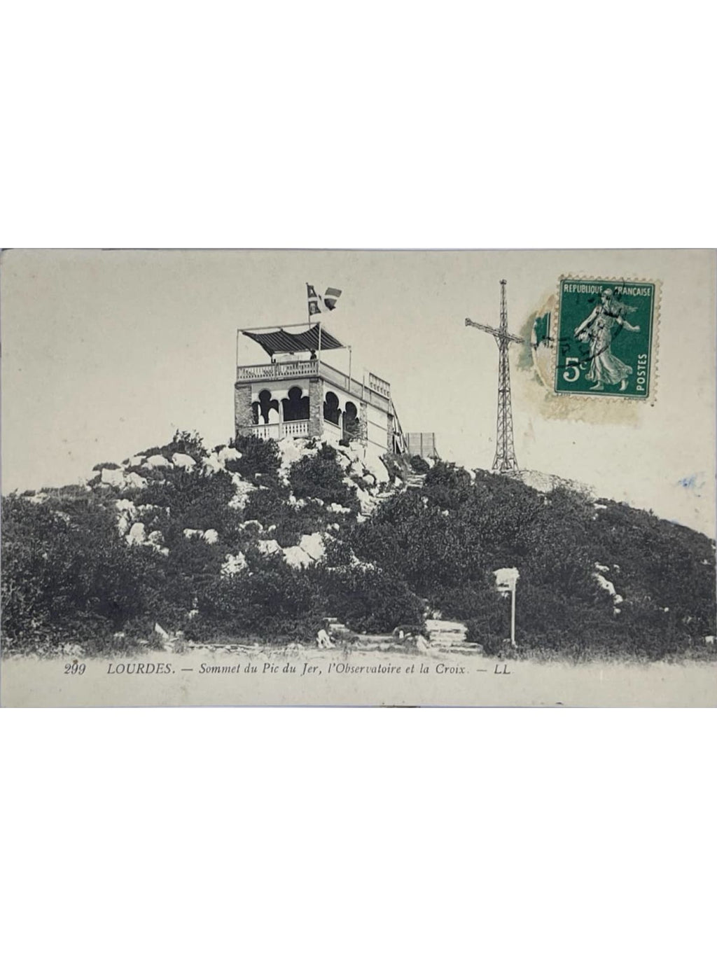 Recto de la carte postale