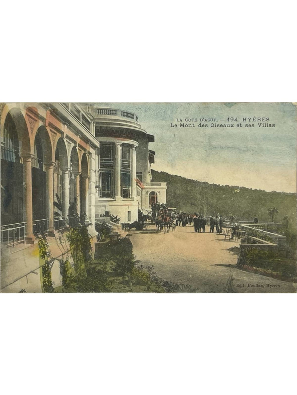 Recto de la carte postale