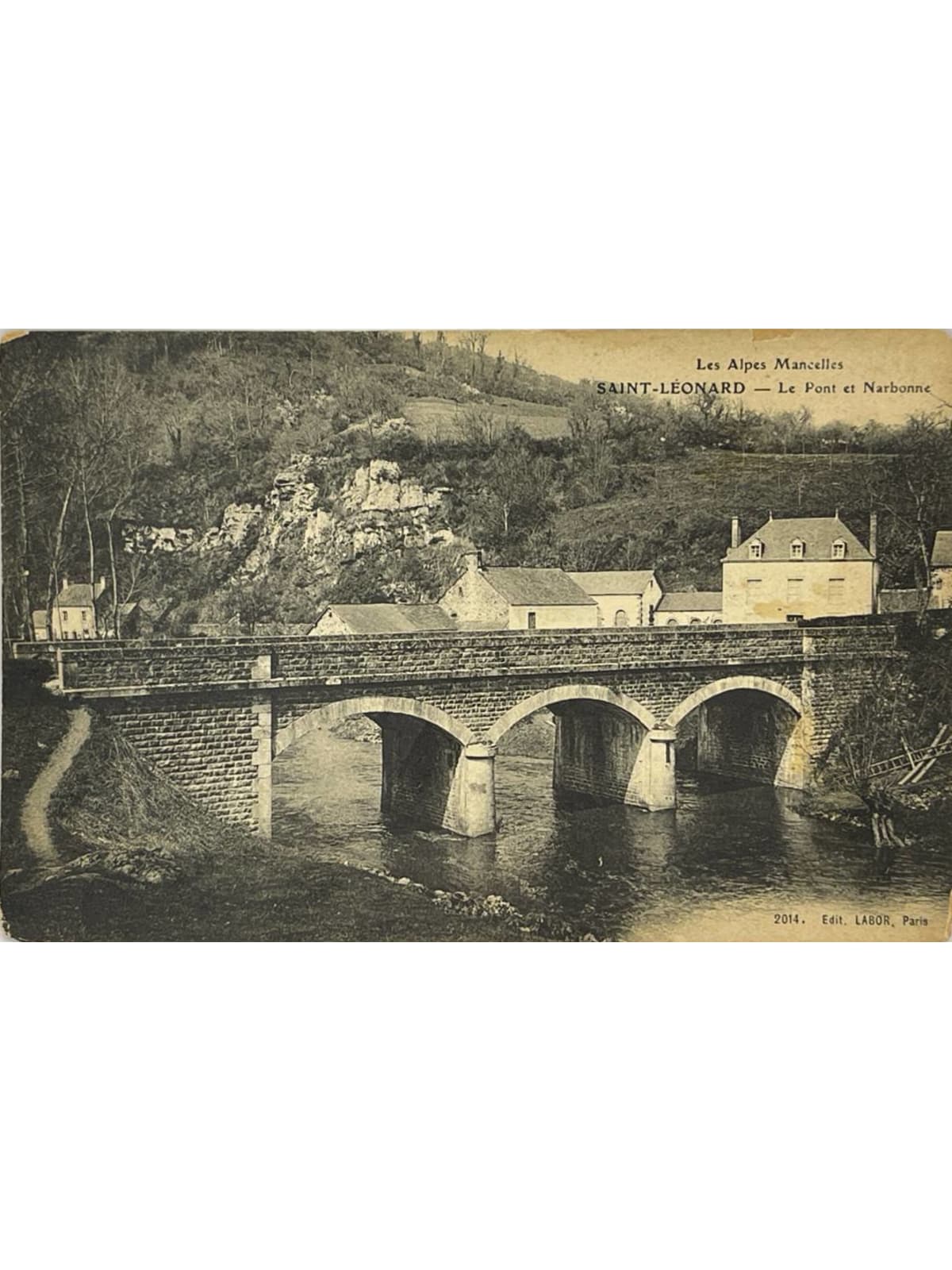 Recto de la carte postale