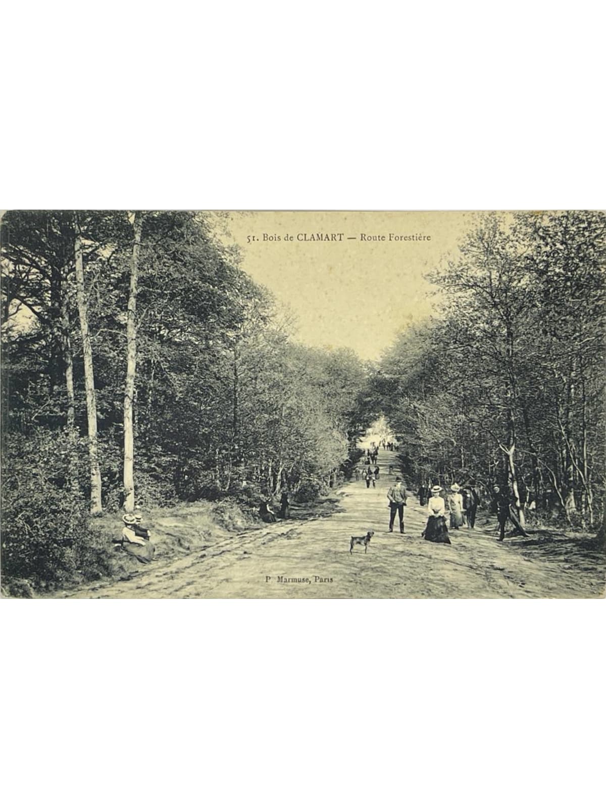 Recto de la carte postale