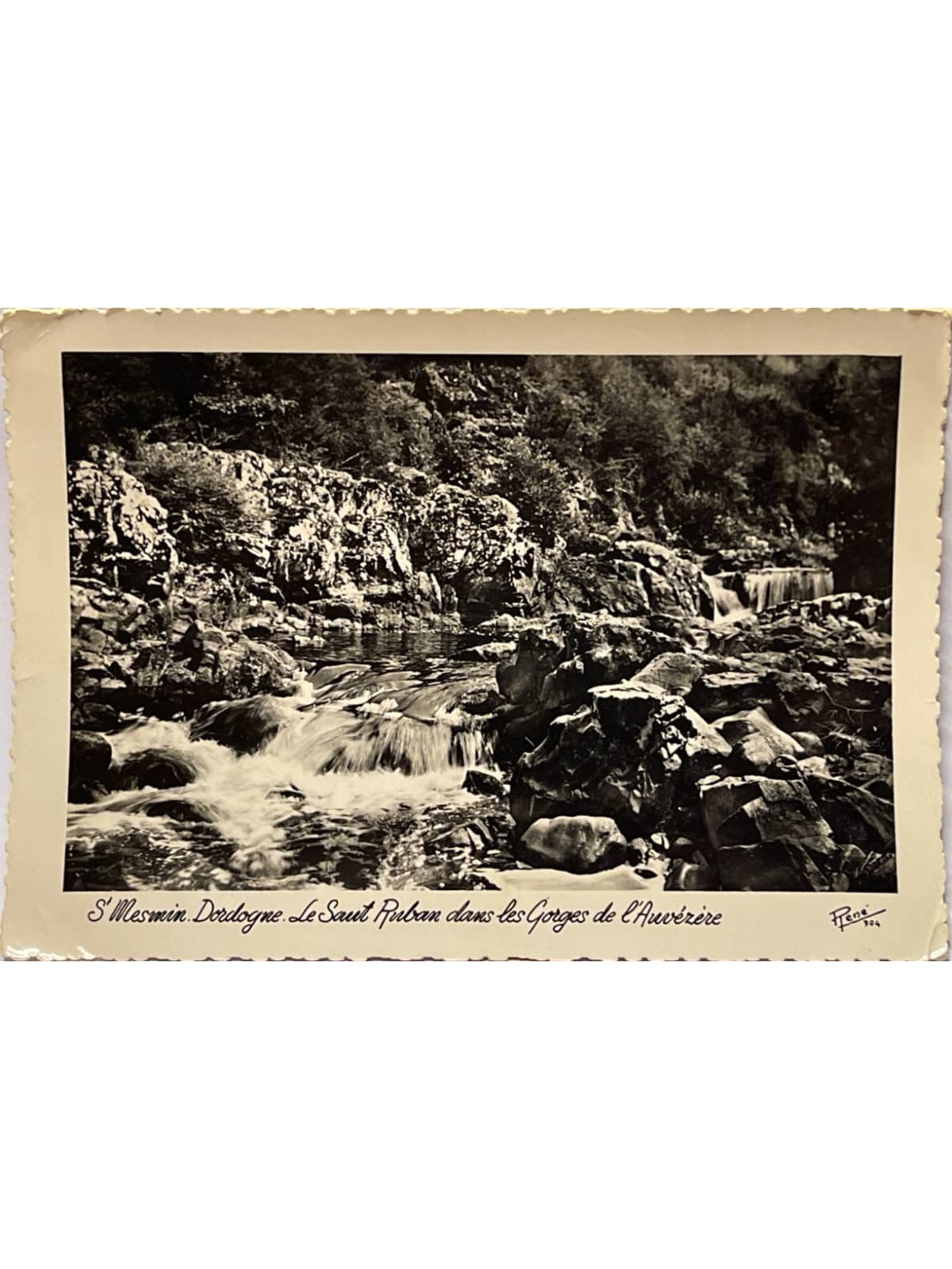 Recto de la carte postale