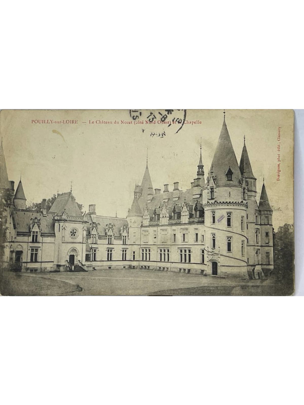 Recto de la carte postale