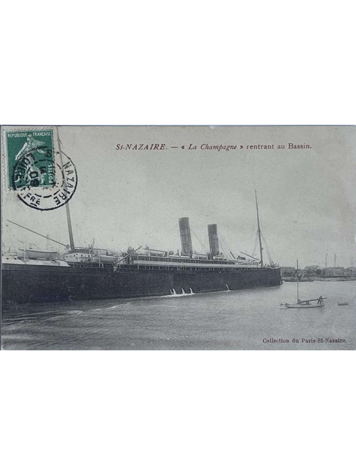 Recto de la carte postale