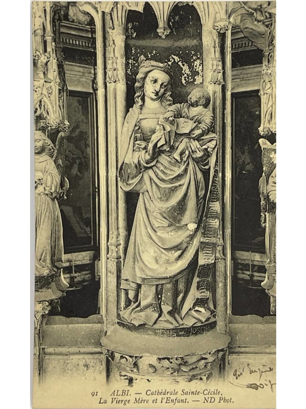 Recto de la carte postale