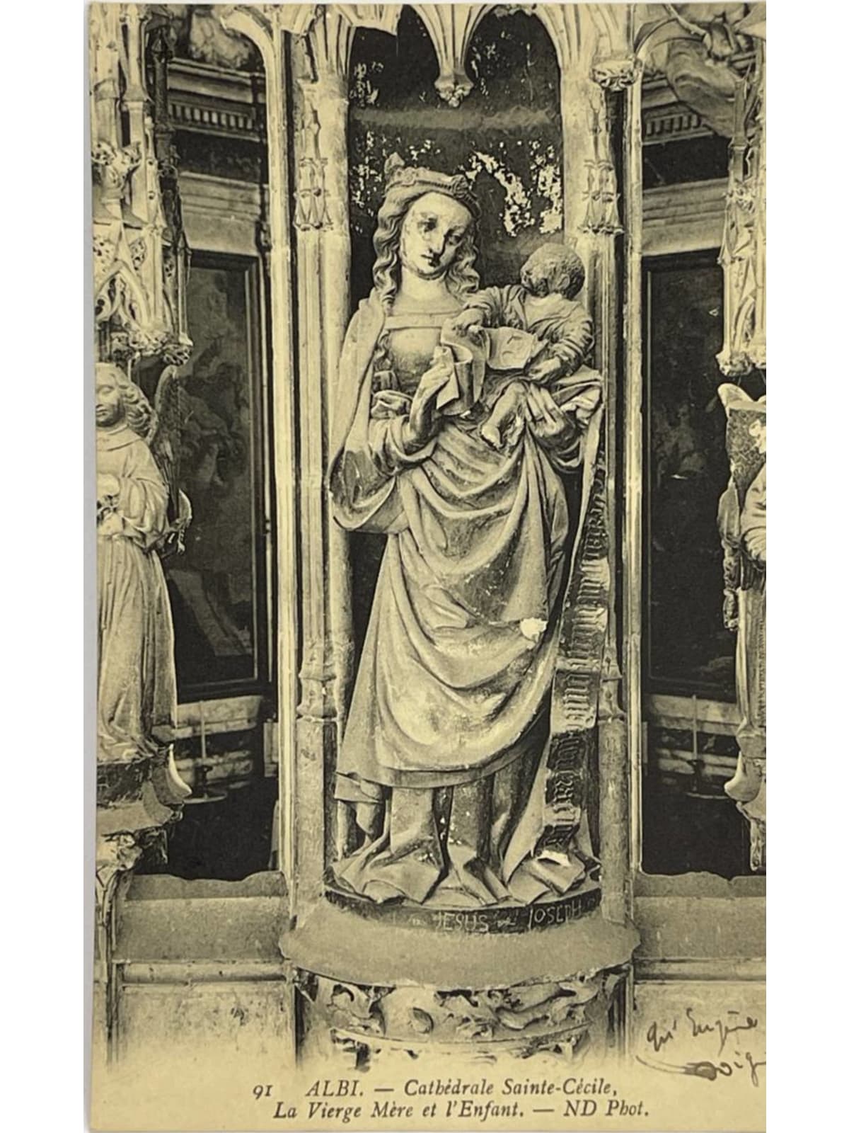 Recto de la carte postale