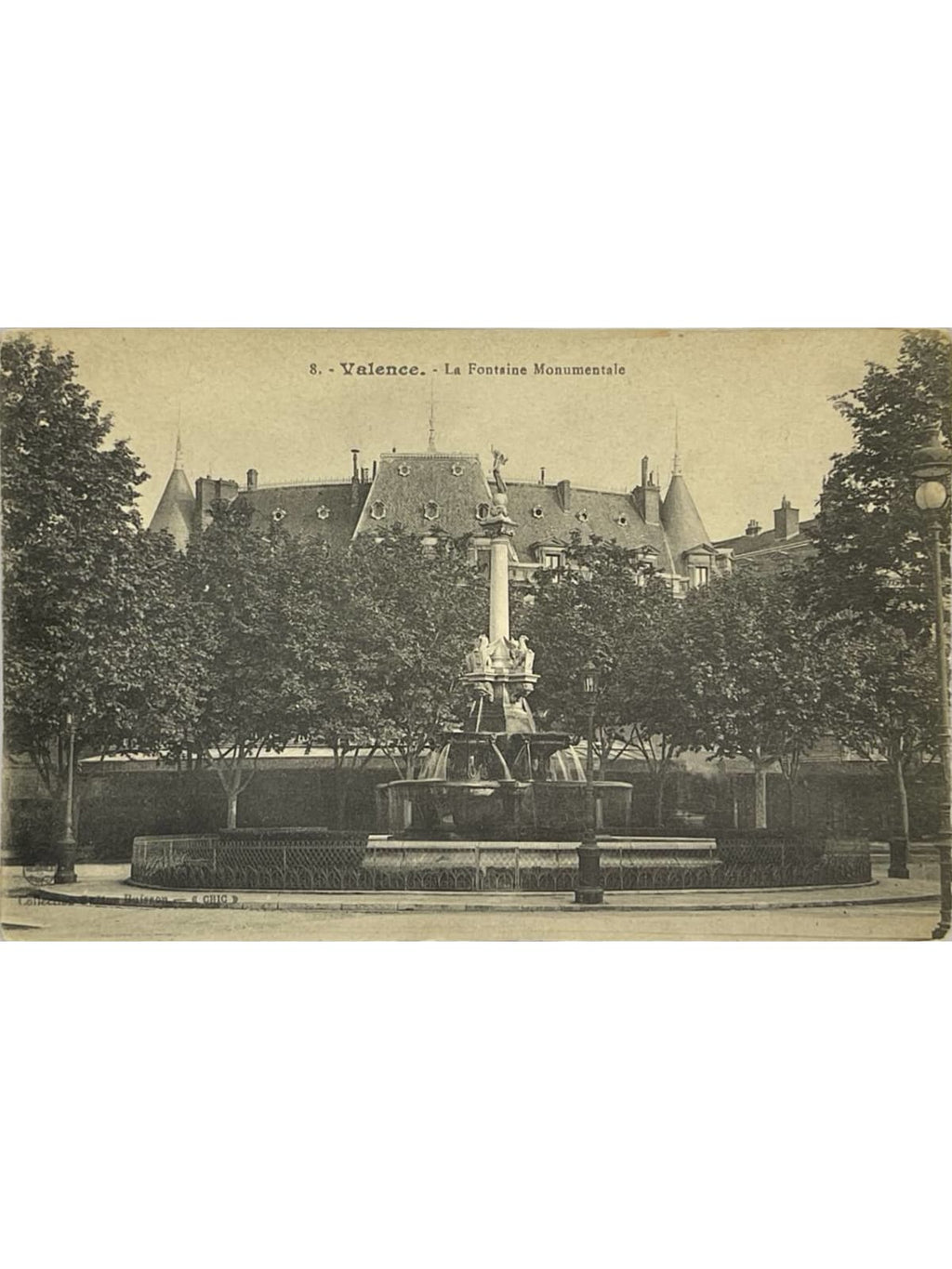 Recto de la carte postale