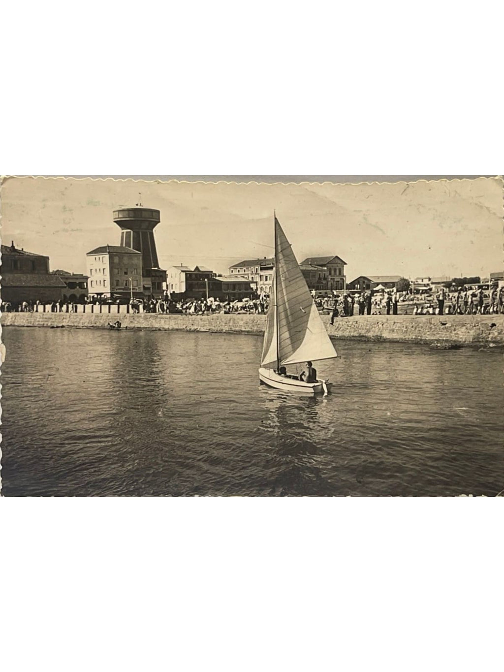 Recto de la carte postale