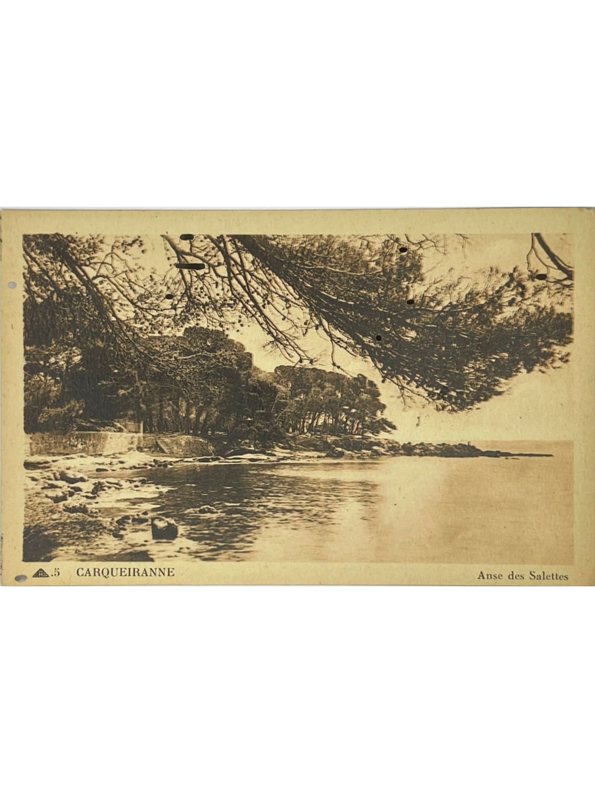 Recto de la carte postale