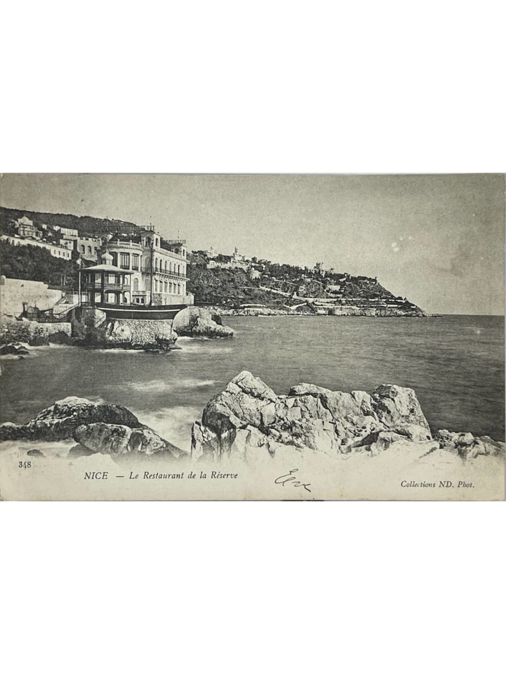 Recto de la carte postale