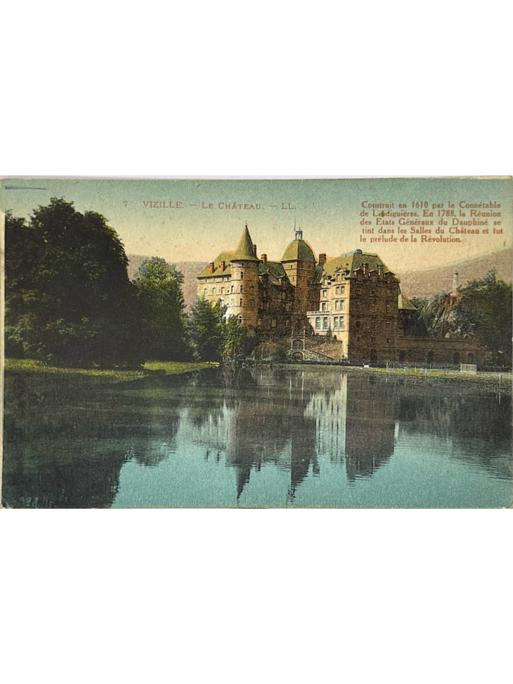 Recto de la carte postale
