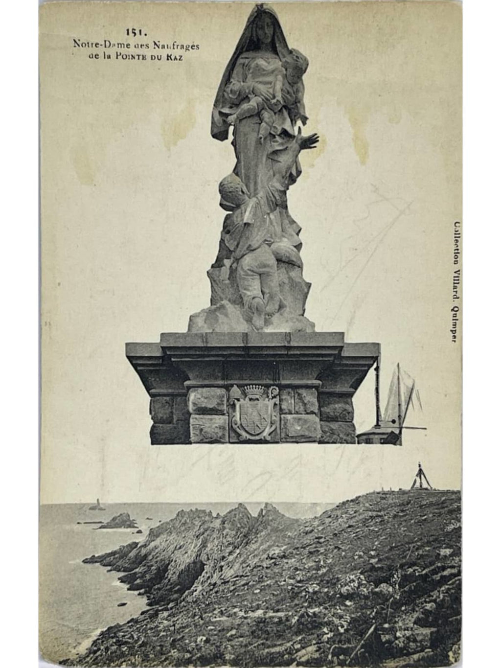 Recto de la carte postale
