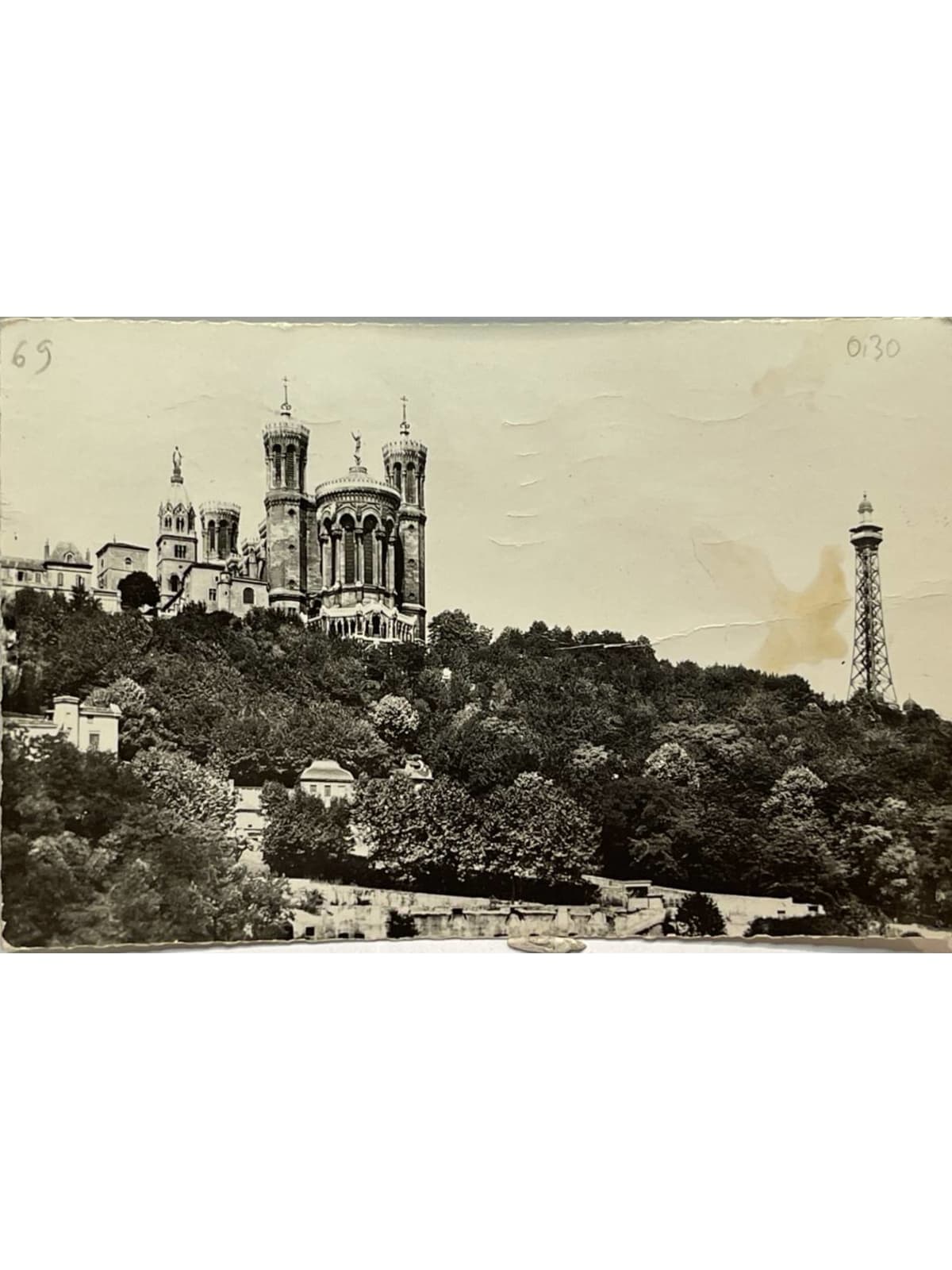 Recto de la carte postale