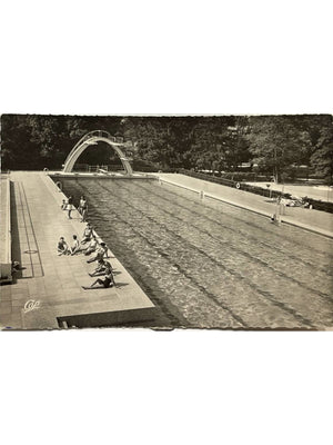 Carte postale – Vittel (Vosges) – La Piscine Olympique et son plongeoir – Carte photo n° 88