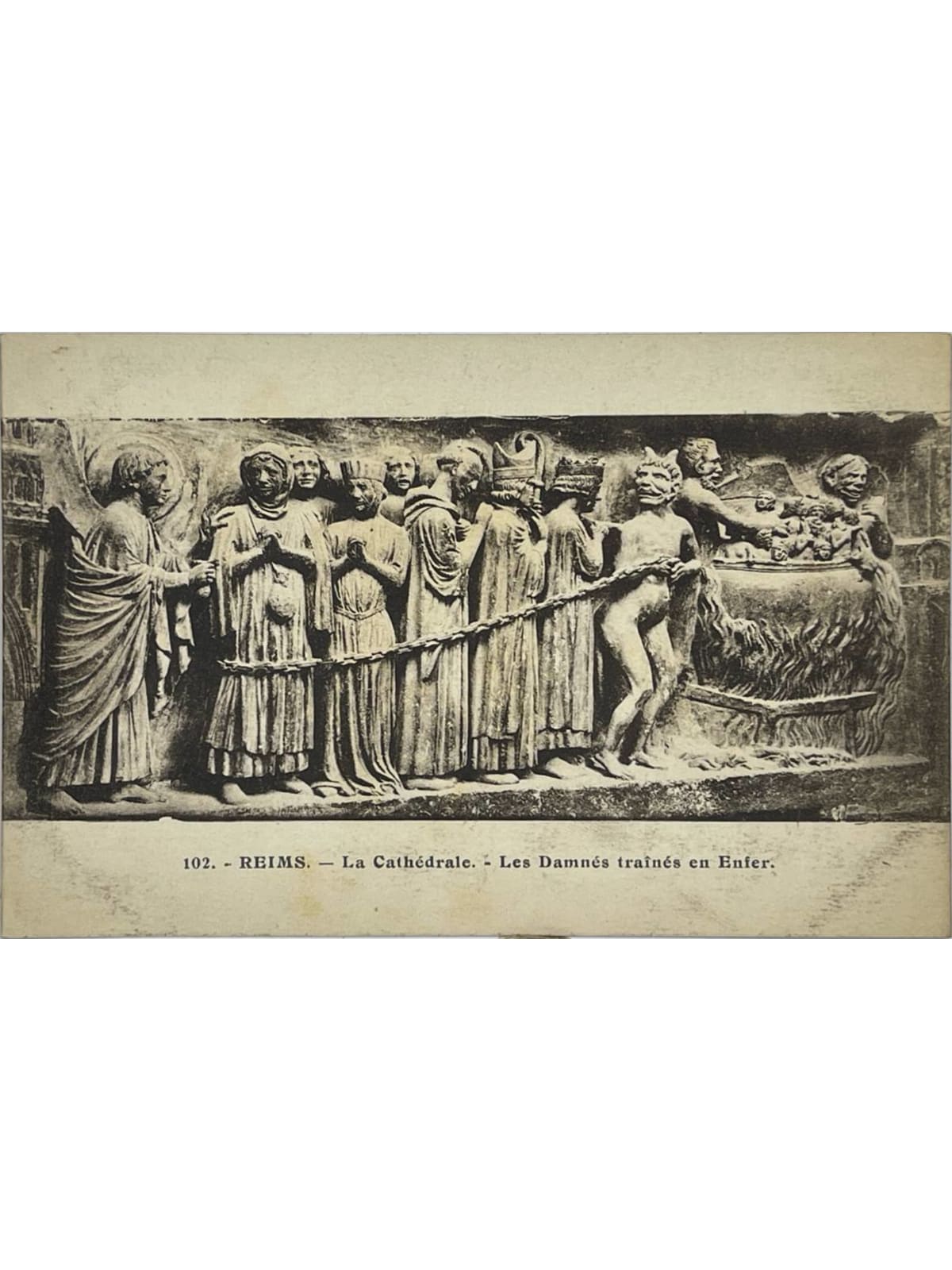 Recto de la carte postale