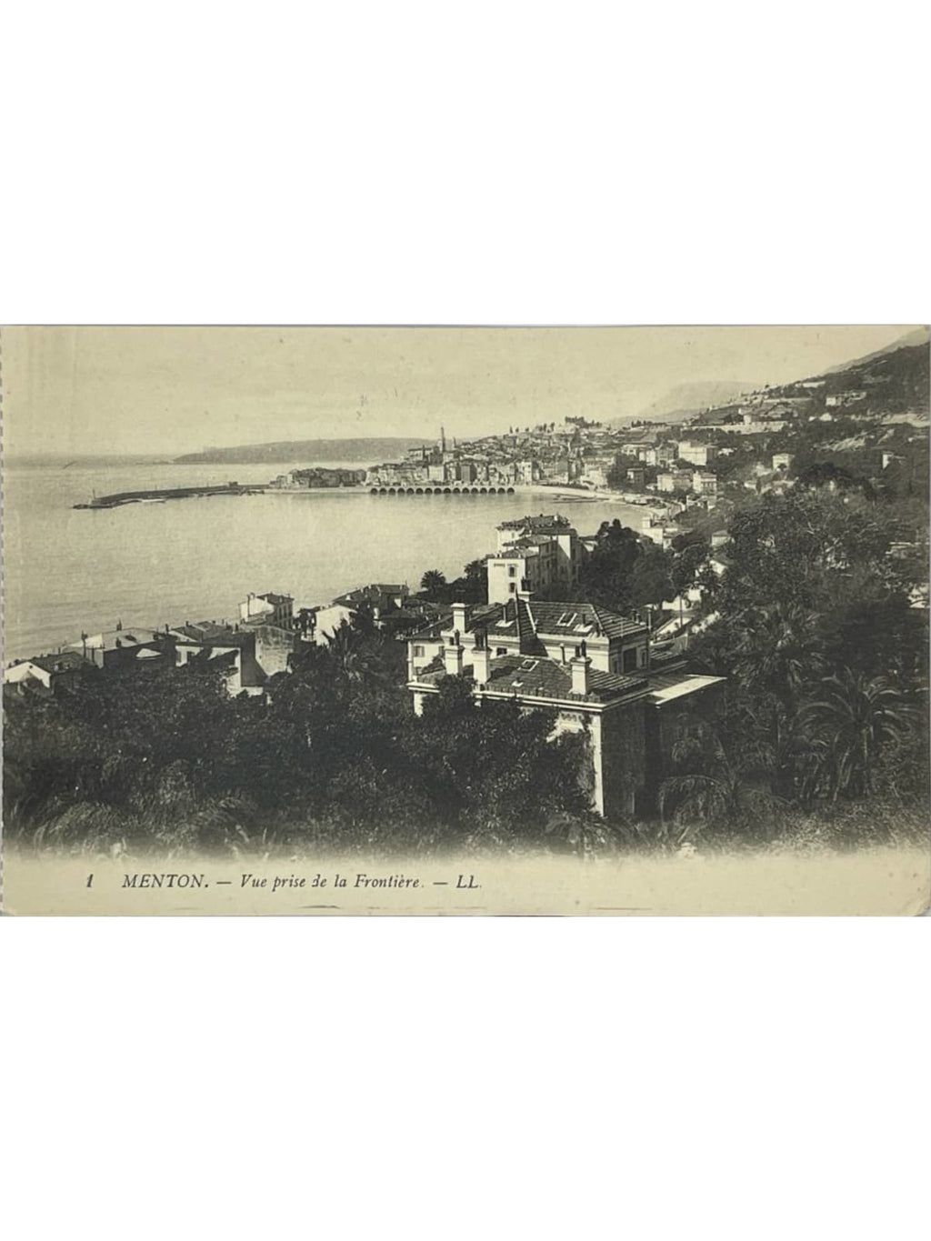 Recto de la carte postale
