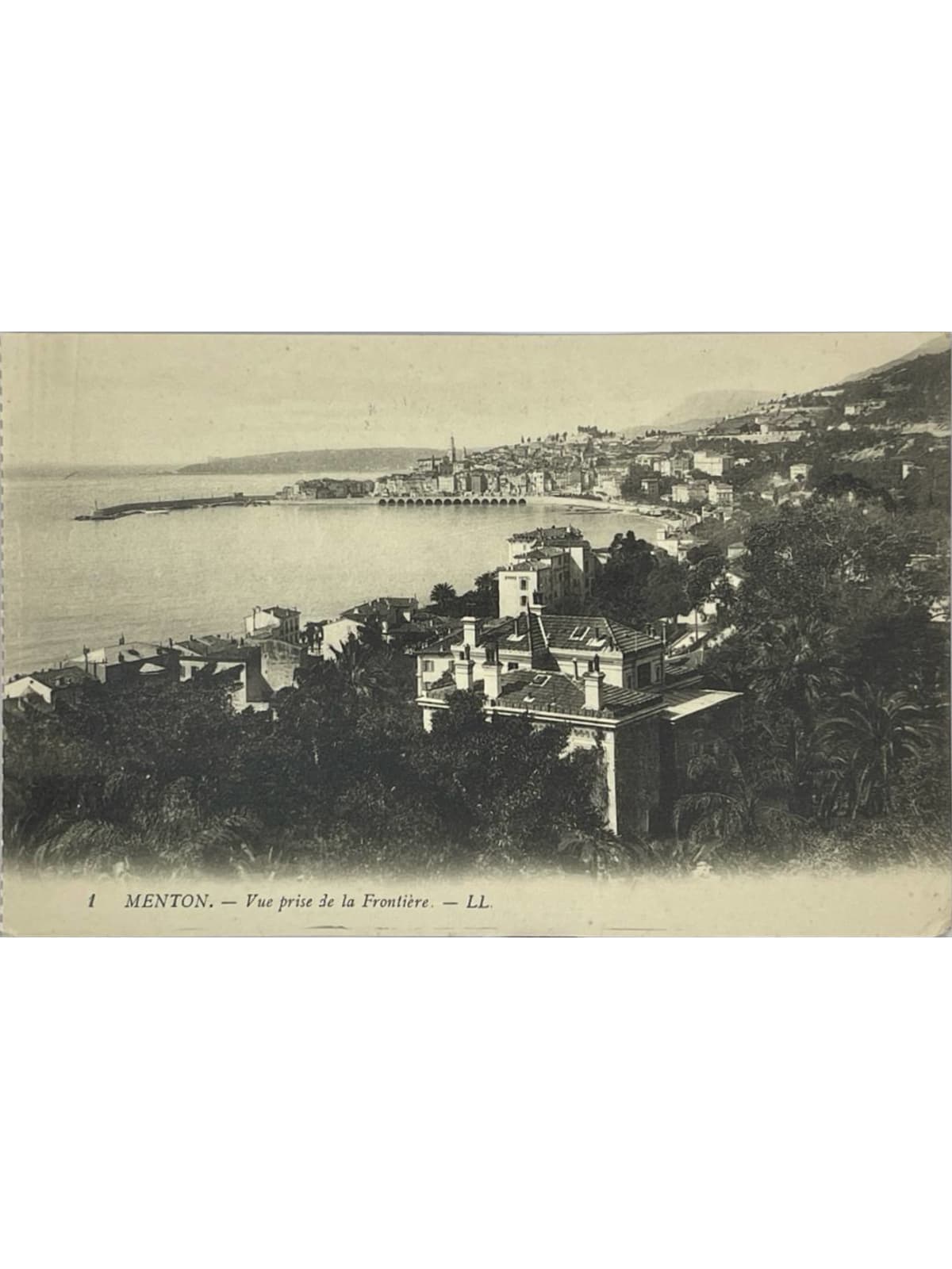 Recto de la carte postale