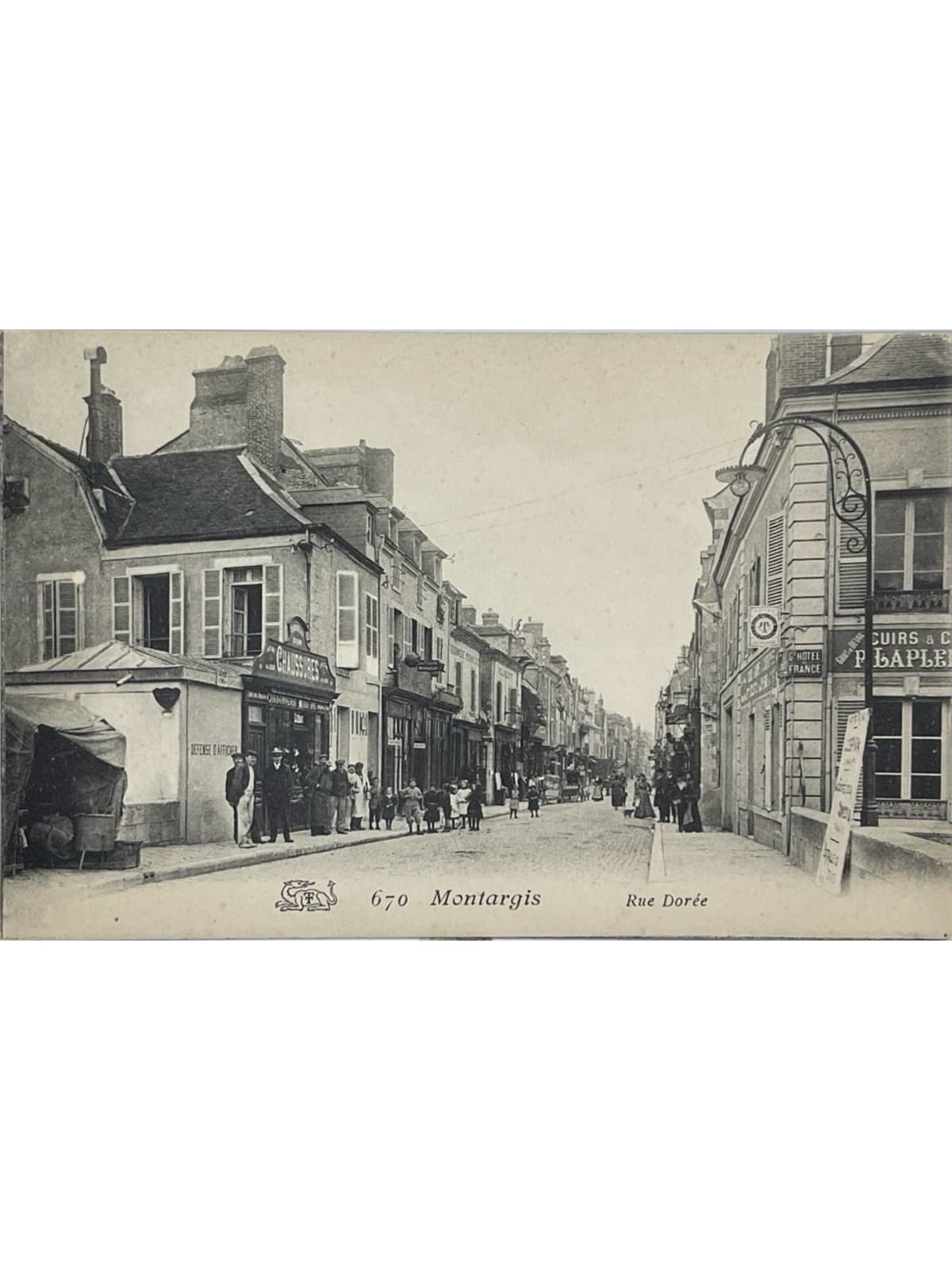 Recto de la carte postale