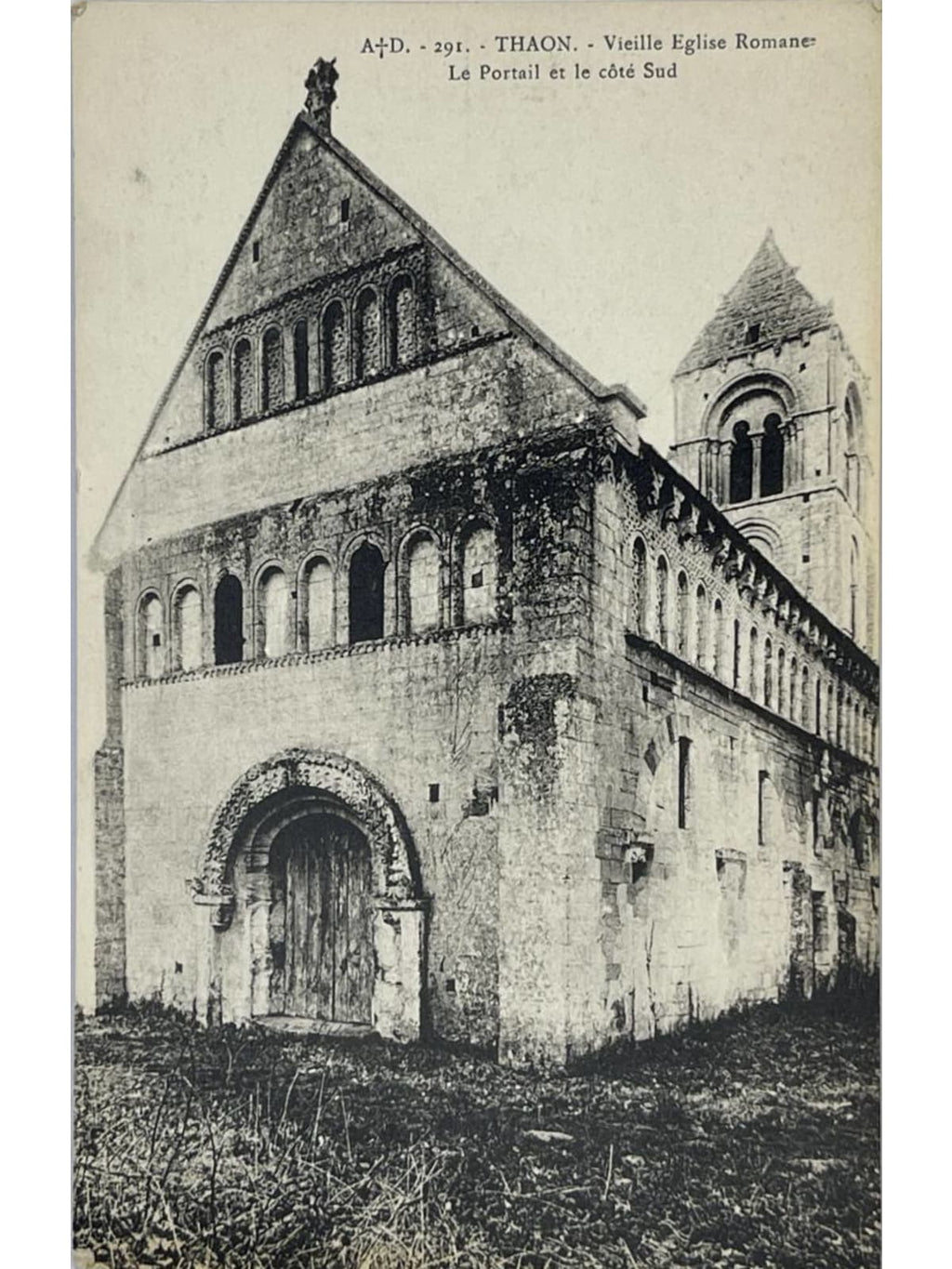 Recto de la carte postale