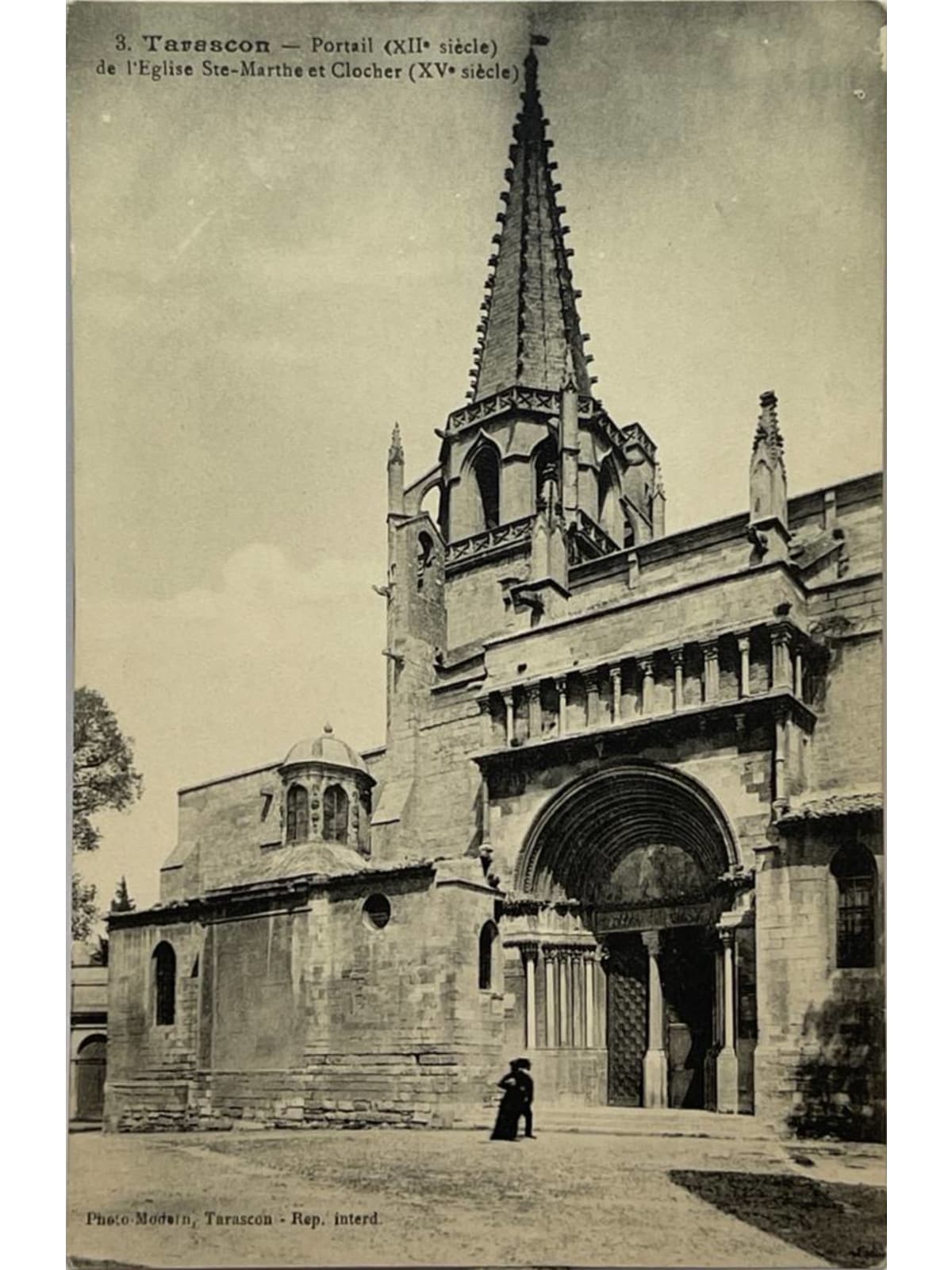 Recto de la carte postale