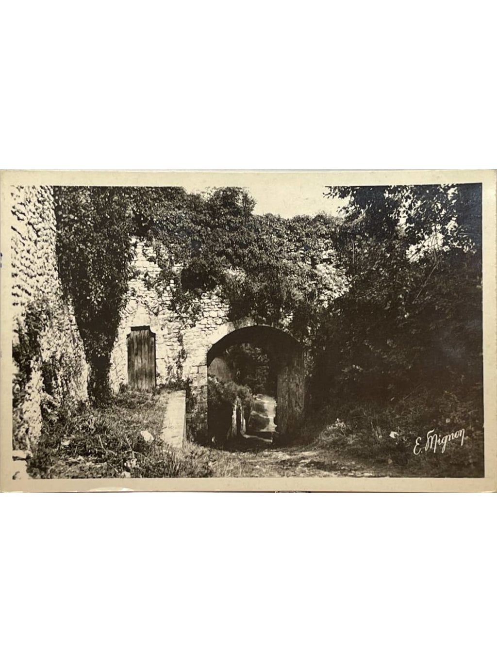 Recto de la carte postale