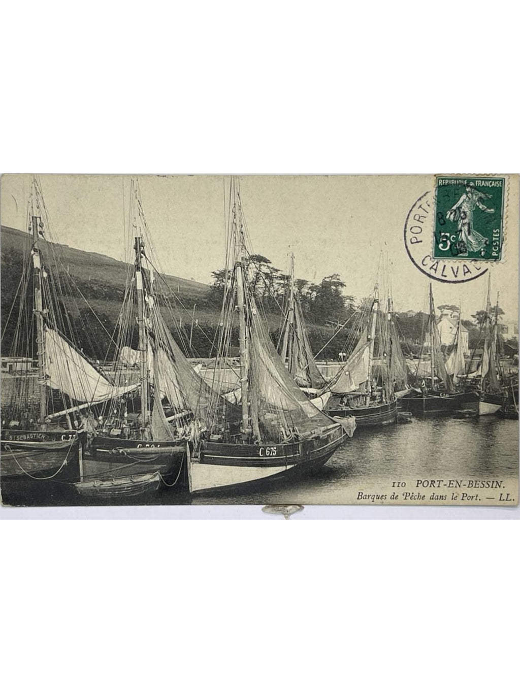 Recto de la carte postale