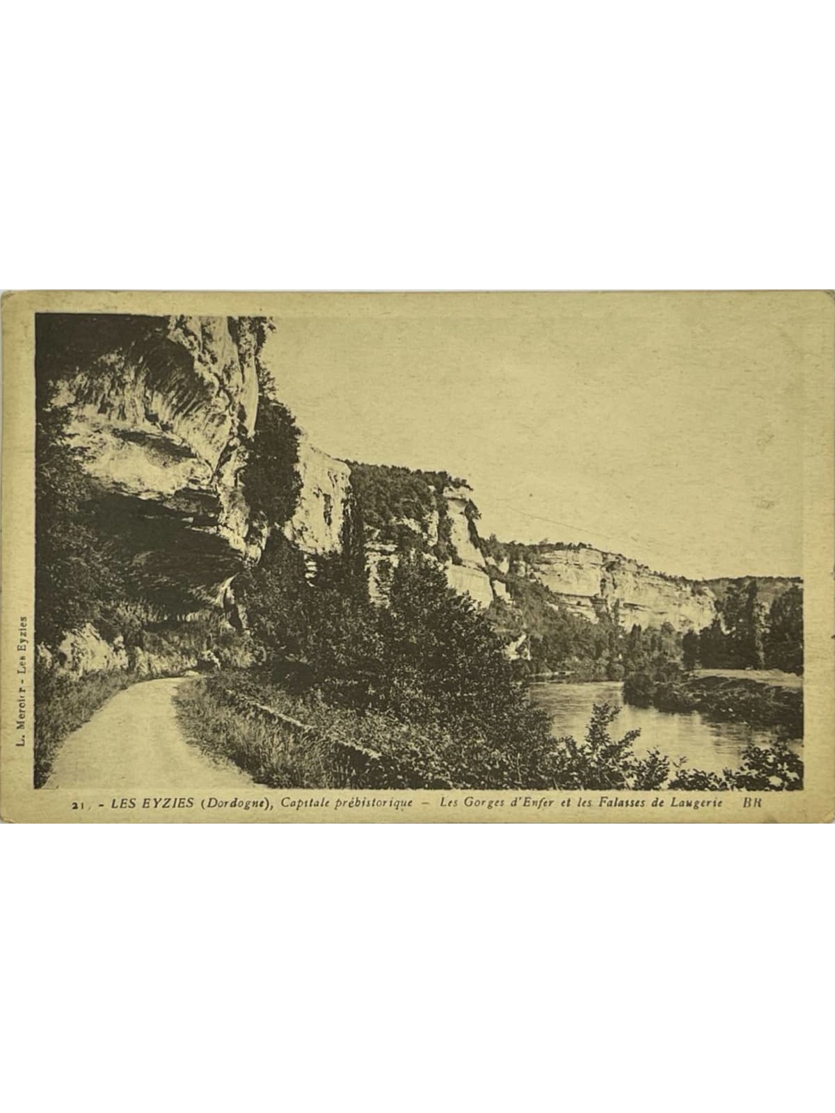 Recto de la carte postale