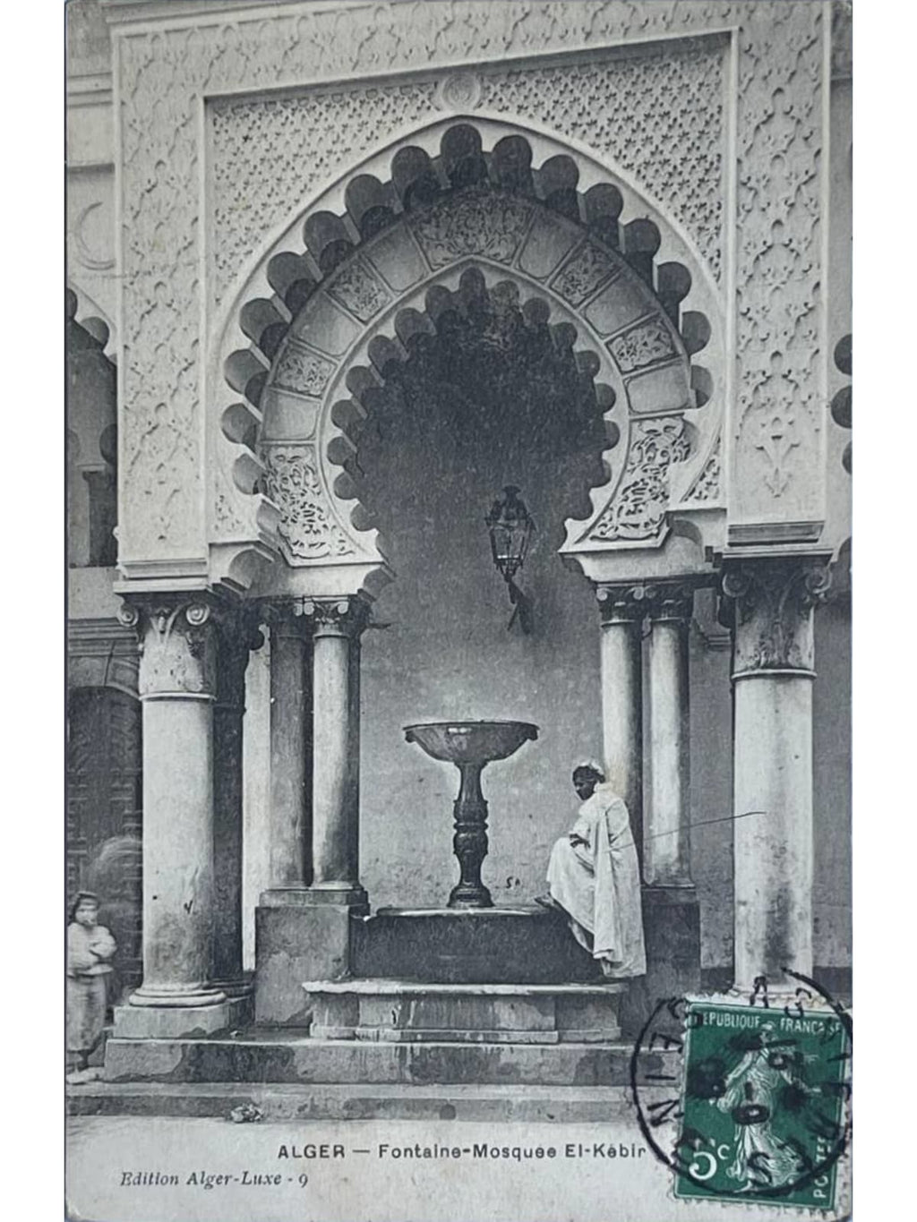 Recto de la carte postale