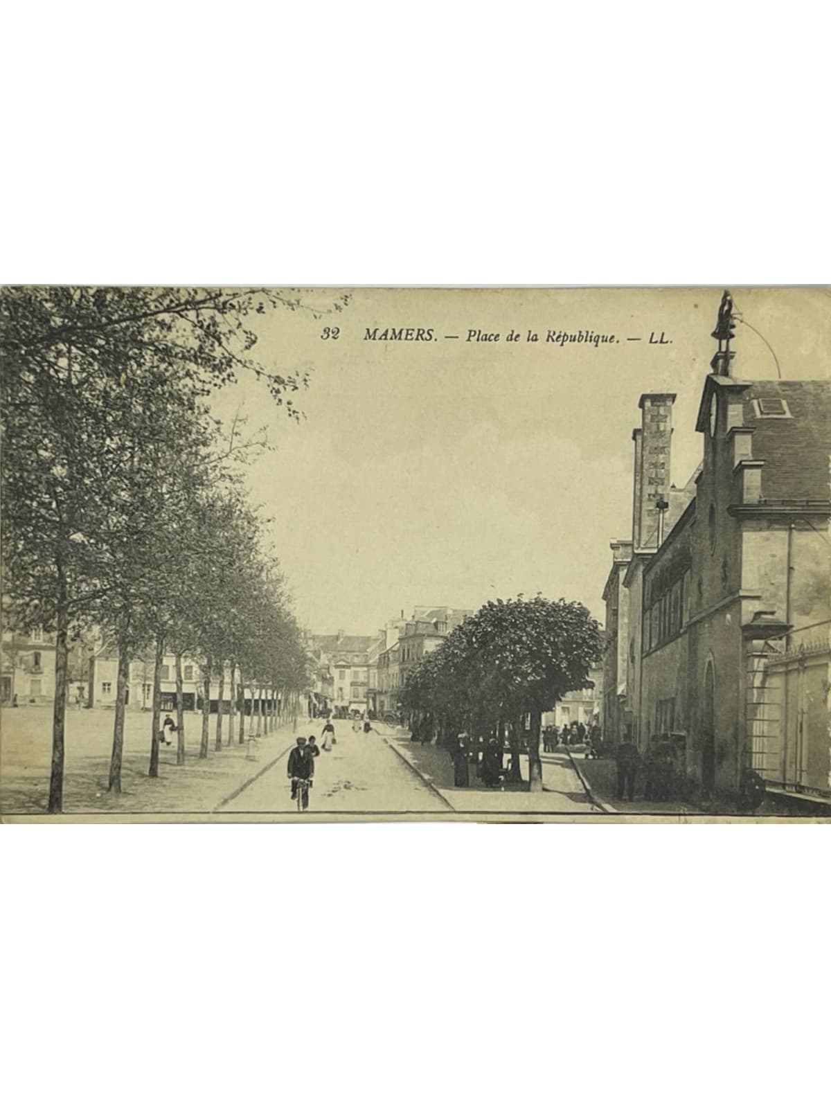 Recto de la carte postale