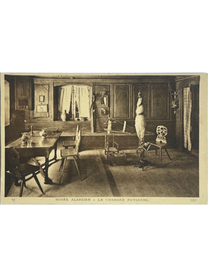 Strasbourg – Musée Alsacien, la chambre paysanne – CPA n°13