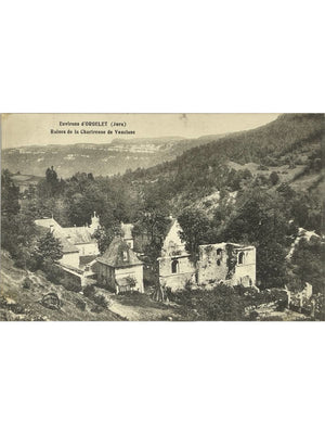 Onoz – Ruines de la Chartreuse de Vaucluse, environs d'Orgelet – CPA 1919
