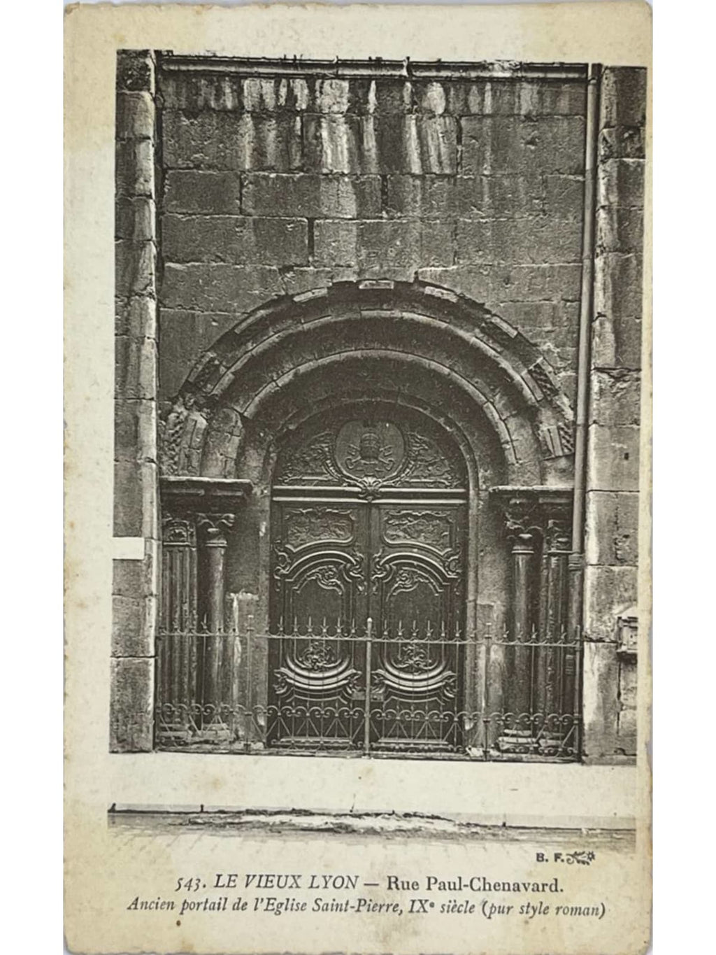 Recto de la carte postale