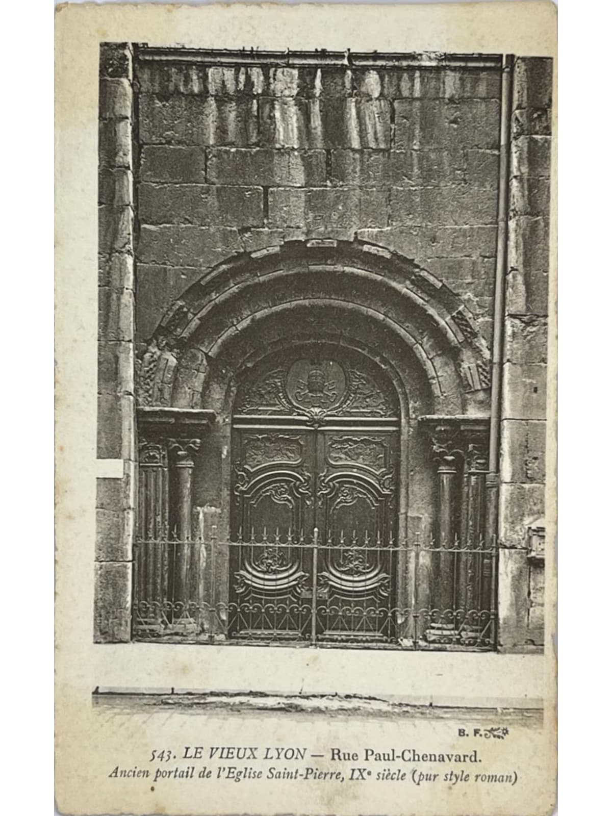 Recto de la carte postale