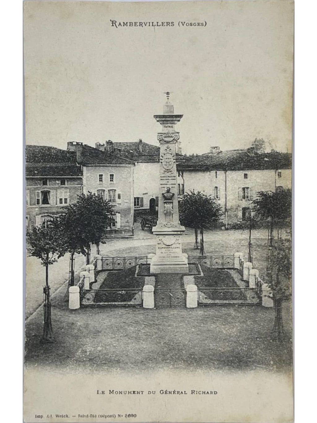 Recto de la carte postale