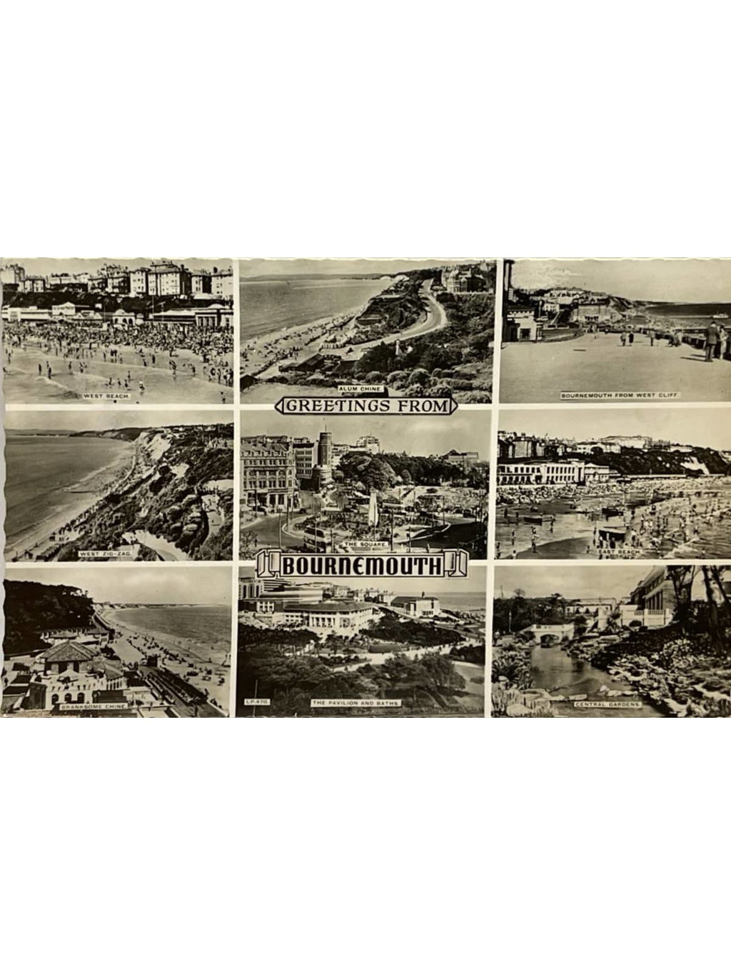 Recto de la carte postale