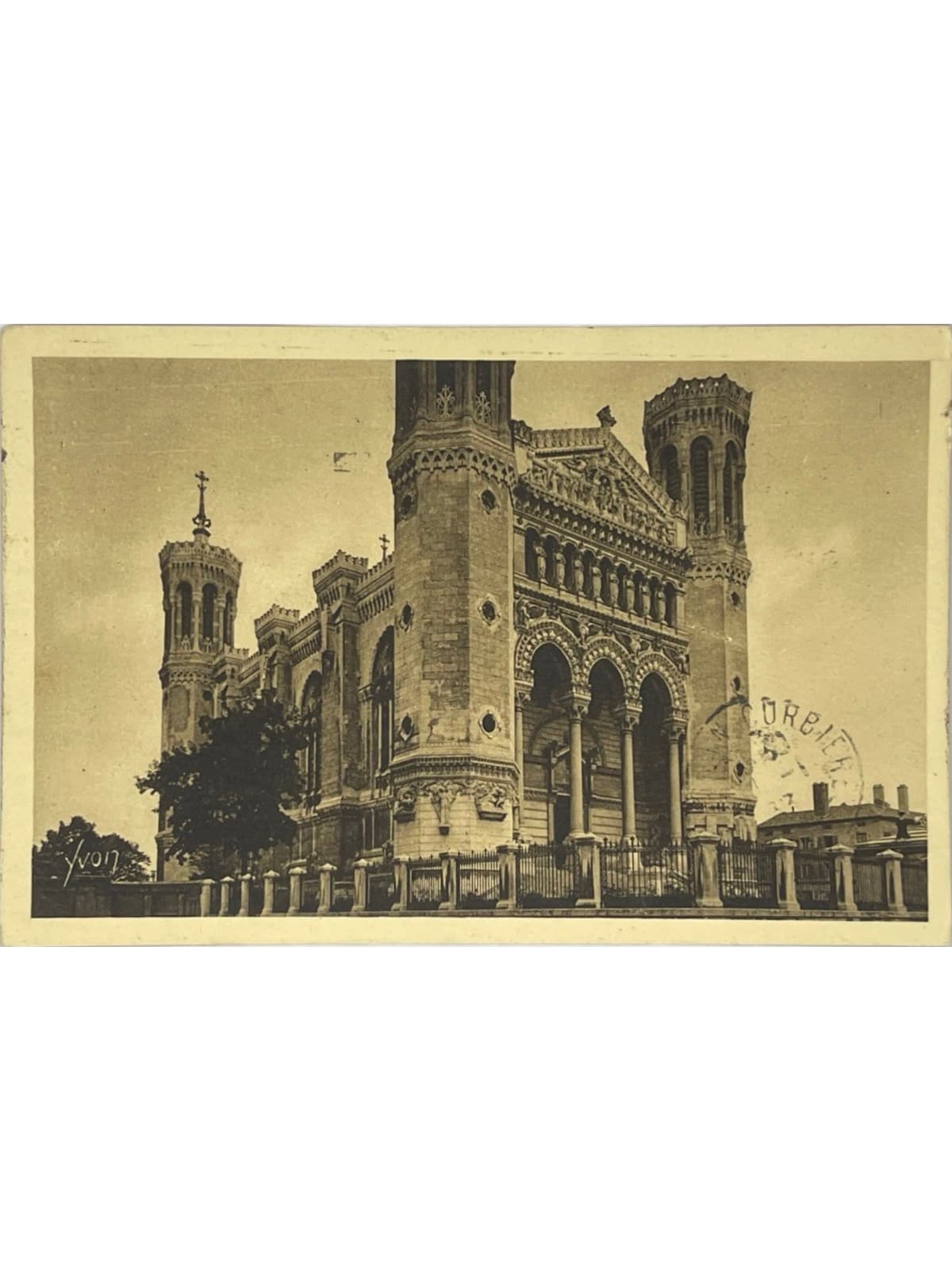 Recto de la carte postale
