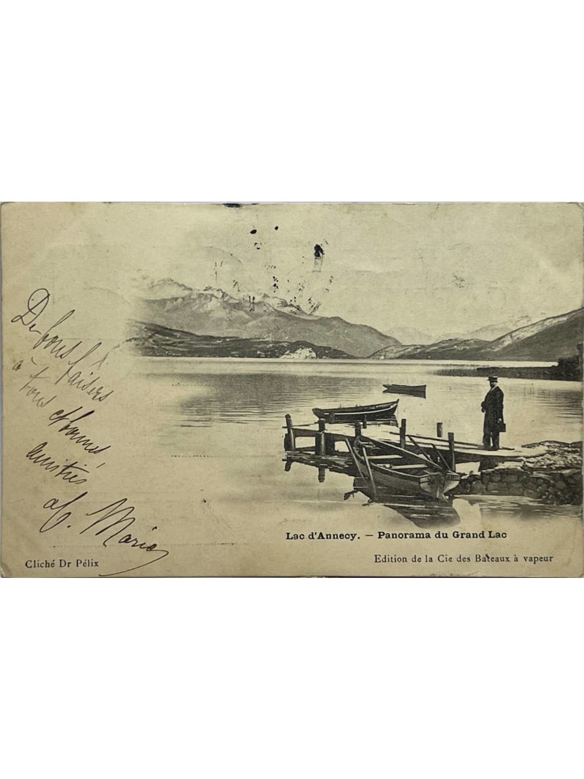 Recto de la carte postale