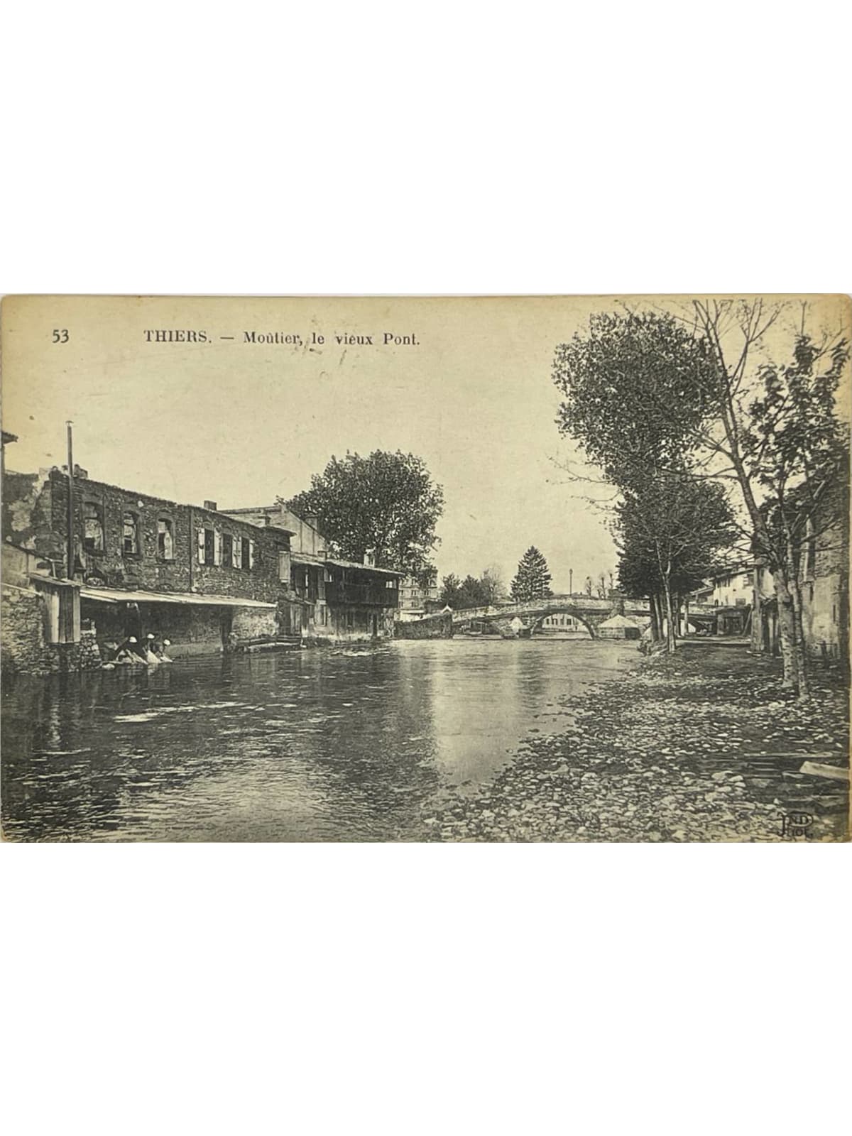 Recto de la carte postale