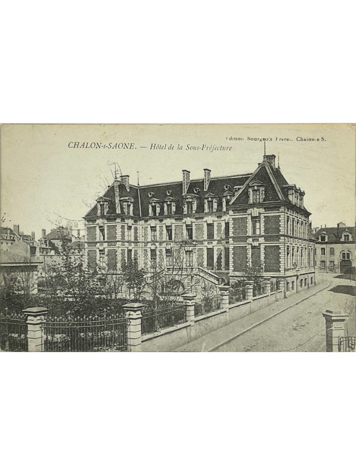 Recto de la carte postale