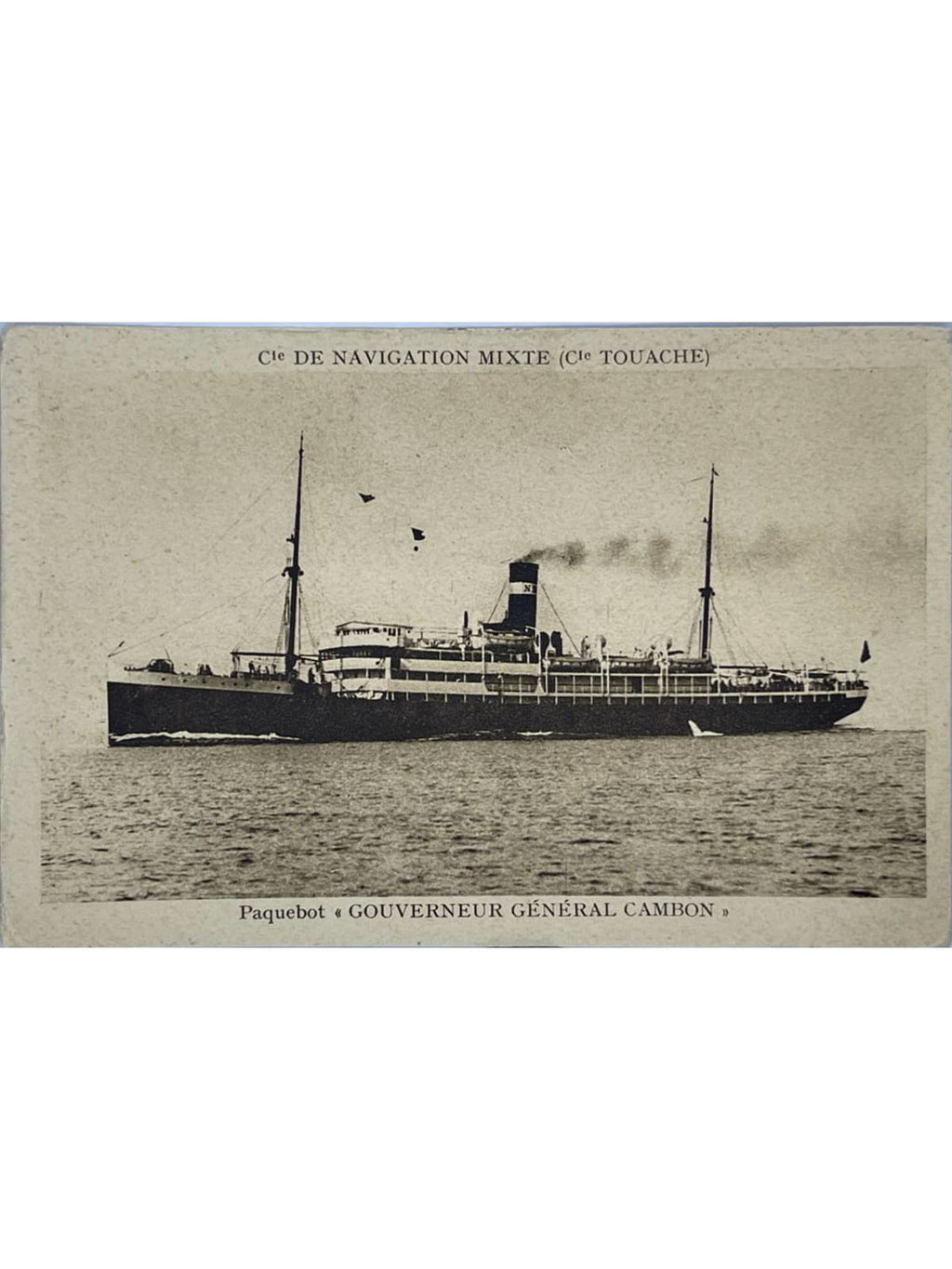Recto de la carte postale