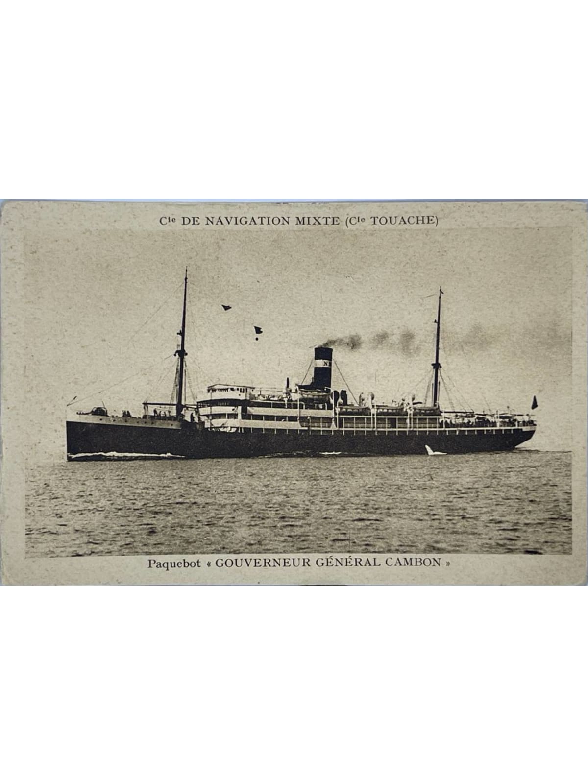 Recto de la carte postale