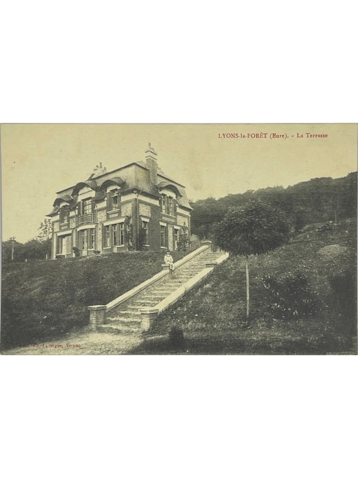 Recto de la carte postale