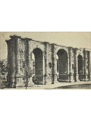 Reims – La Porte de Mars – CPA ancienne circulée