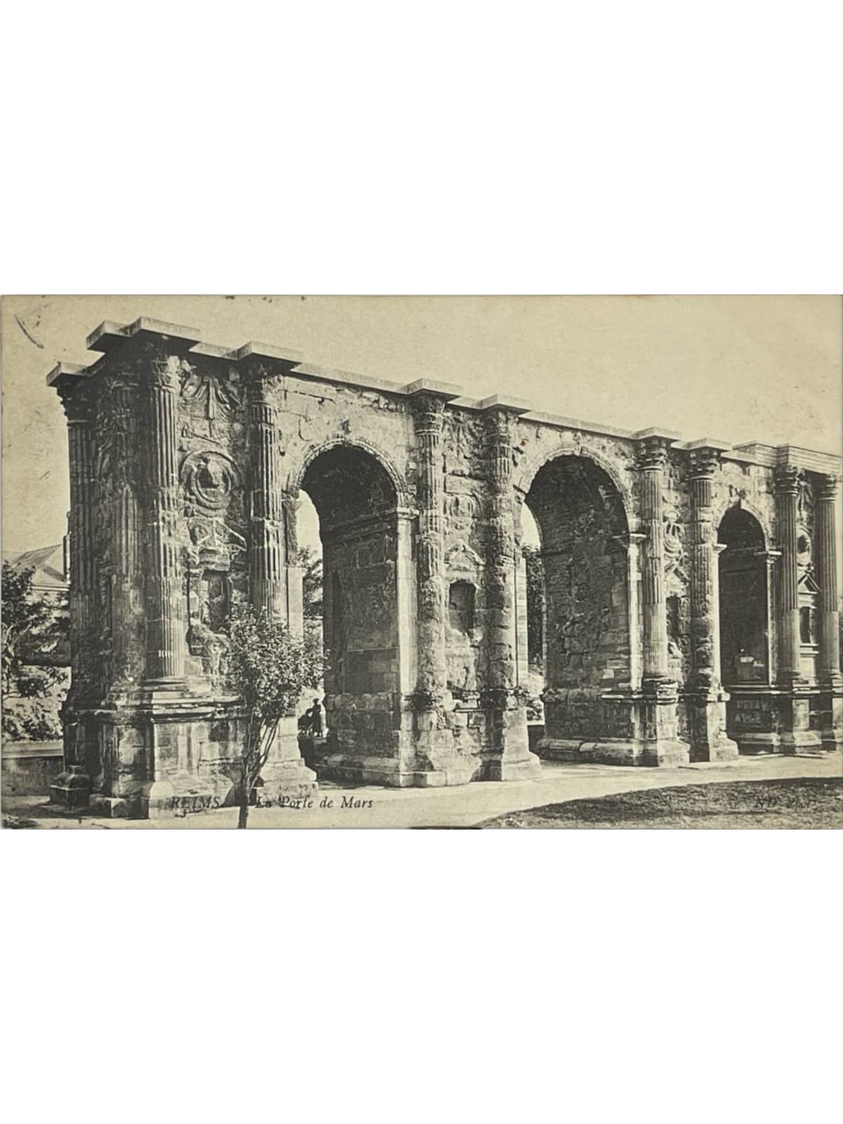 Recto de la carte postale