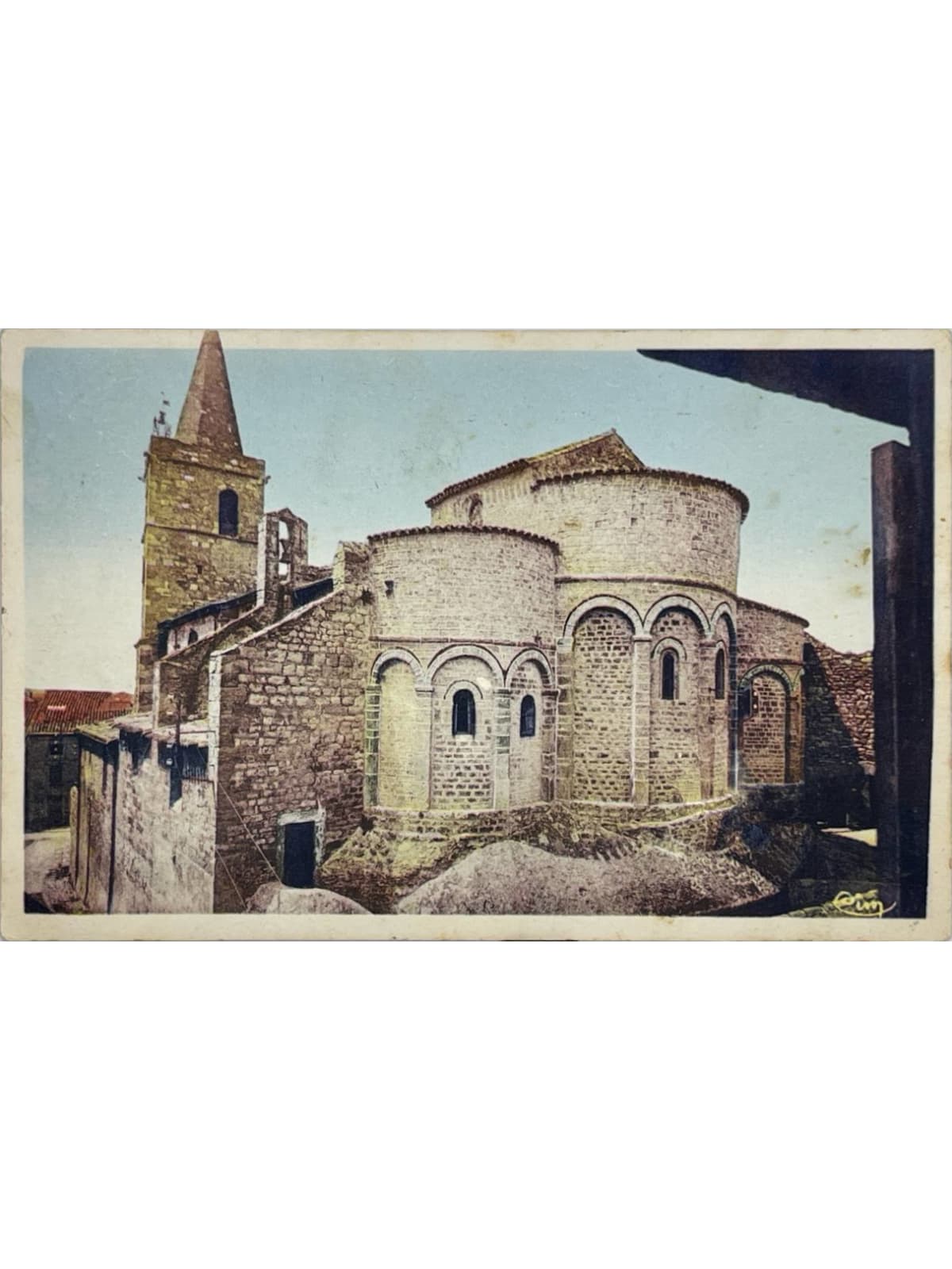 Recto de la carte postale