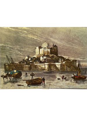 Carte postale – Le Mont-Saint-Michel à marée descendante – Éditions Greff G 91